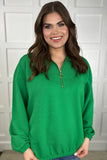 PREORDER - Levi Ribbed Quarter Zip Pullover