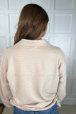 PREORDER - Levi Ribbed Quarter Zip Pullover