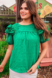 PREORDER - Jess Lea Kimber Eyelet Top, Green