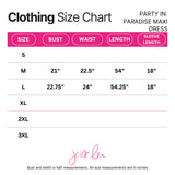 PREORDER - Jess Lea Party In Paradise Maxi Dress
