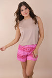 PREORDER - Jess Lea Casual Outing Shorts, Pink