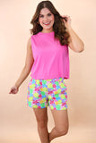 PREORDER - Jess Lea Casual Outing Shorts, Multi Floral