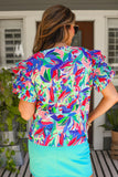 PREORDER - Jess Lea Talk Of The Tropics Ruffle Top