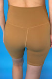 PREORDER - Jess Lea Solid Tan Biker Shorts