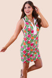 PREORDER - Jess Lea Everyday Zipper Dress, Pink Tropical