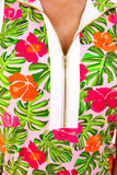 PREORDER - Jess Lea Everyday Zipper Dress, Pink Tropical