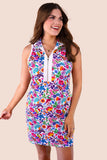 PREORDER - Jess Lea Everyday Zipper Dress, Fiesta Time White