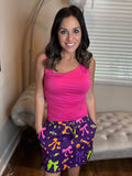 S M XL Bubblegum Pink Cinched Tank Top