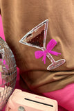 PREORDER - Jess Lea Espresso Martini Oversized Tee