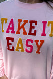 PREORDER - Jess Lea Take It Easy Patch Pullover