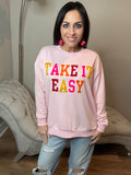 PREORDER - Jess Lea Take It Easy Patch Pullover