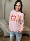 PREORDER - Jess Lea Take It Easy Patch Pullover
