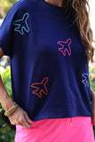 PREORDER - Jess Lea Around The World Embroidered Luxe Top