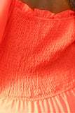 L-3X Jess Lea Ryan Ruffle Top in Coral