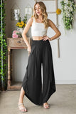 S XXL Slit Comfy Capri Pants