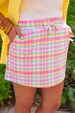 PREORDER - Jess Lea Spring Social Plaid Skort