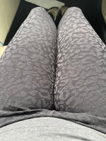 S L XXL Jess Lea Textured Leopard Leggings