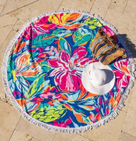 Julia Rose Oversized Round Beach Towels