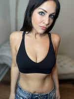Black Lace Racerback Bralette