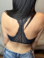 Black Lace Racerback Bralette