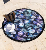 Julia Rose Oversized Round Beach Towels