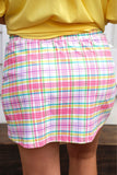 PREORDER - Jess Lea Spring Social Plaid Skort
