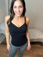 The Daisy Tank Top Get Snatched Body Shape Wear - Black & Nude