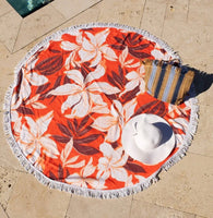 Julia Rose Oversized Round Beach Towels