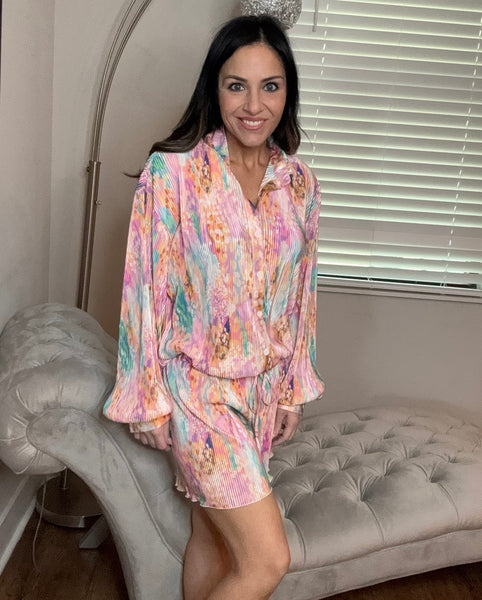 Jess Lea Day Dreamer Pleated Set