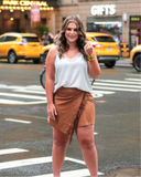 XXL ONLY - Jess Lea Wynn Suede Skirt