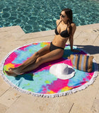 Julia Rose Oversized Round Beach Towels