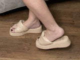 Nude Slip On Cloud Hugging Sandals