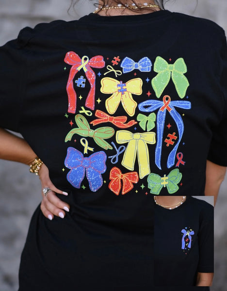 PREORDER - Autism Bows Youth & Adult Graphic Tee