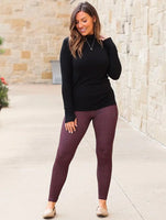 ONE SIZE-TC2 PREORDER - The Wren Plaid - Luxe Leggings