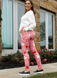 TC Pink & Red Heart Luxe Leggings