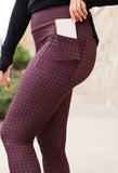 ONE SIZE-TC2 PREORDER - The Wren Plaid - Luxe Leggings