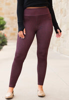 ONE SIZE-TC2 PREORDER - The Wren Plaid - Luxe Leggings