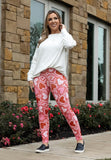 TC Pink & Red Heart Luxe Leggings