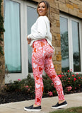 TC Pink & Red Heart Luxe Leggings