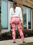 TC Pink & Red Heart Luxe Leggings