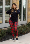 ONE SIZE ONLY - PREORDER - Buffalo Plaid Luxe Leggings