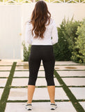 Julia Rose Luxe Athletic Capri Leggings