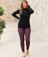 ONE SIZE-TC2 PREORDER - The Wren Plaid - Luxe Leggings