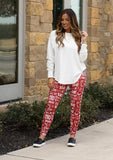 ONE SIZE ONLY - PREORDER - HO HO HO Luxe Leggings