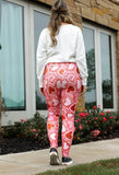 TC Pink & Red Heart Luxe Leggings