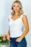 🔥HALF OFF SALE🔥Ivory Sweetheart With Shirring