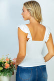 🔥HALF OFF SALE🔥Ivory Sweetheart With Shirring
