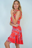 🔥HALF OFF SALE🔥Floral Red Romber