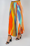 Flowy Slit Colorful Pants