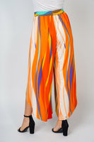 Flowy Slit Colorful Pants